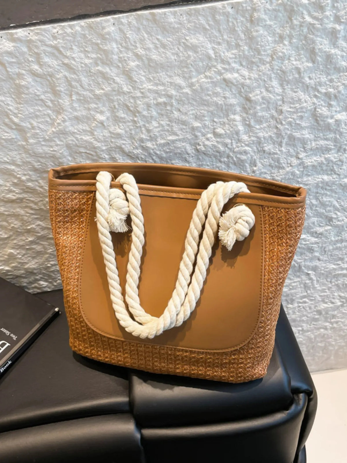 The Soleil Straw Tote